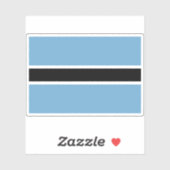 Vlag van de Republiek Botswana Sticker (Vel)