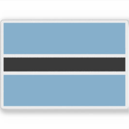 Vlag van de Republiek Botswana Sticker