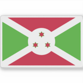 Vlag van de Republiek Burundi Sticker