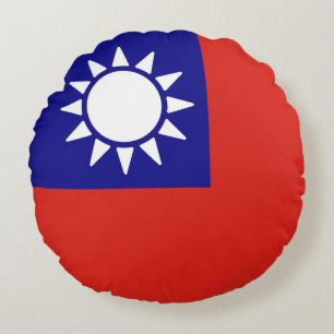 Vlag van de Republiek China Rond Kussen