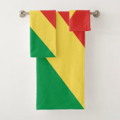 Vlag van de Republiek Congo Bad Handdoek (Insitu)