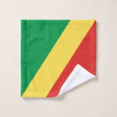Vlag van de Republiek Congo Bad Handdoek (Wasdoekje)