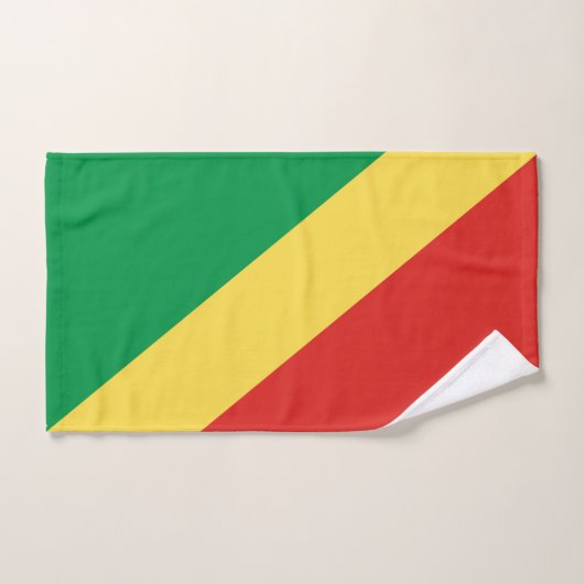 Vlag van de Republiek Congo Bad Handdoek (Handdoek)