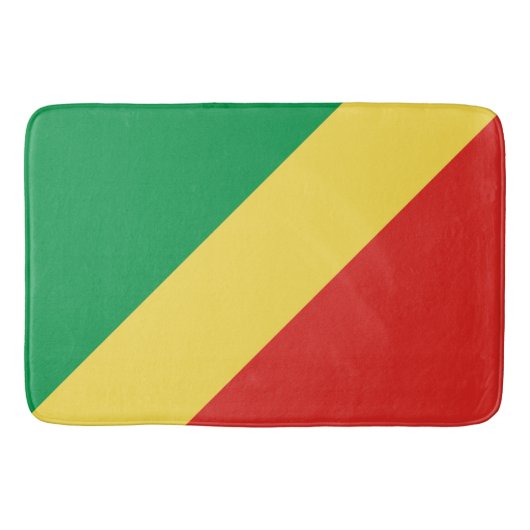 Vlag van de Republiek Congo Badmat (Voorkant)