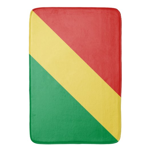 Vlag van de Republiek Congo Badmat (Voorkant Verticaal)