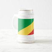 Vlag van de Republiek Congo Bierpul (Voorkant links)