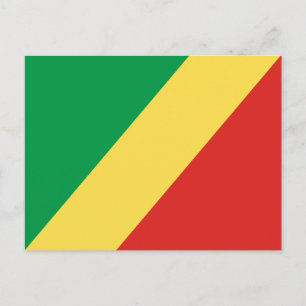 Vlag van de Republiek Congo Briefkaart