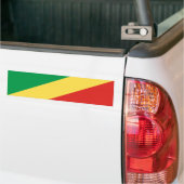 Vlag van de Republiek Congo Bumpersticker (Op Truck)