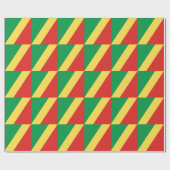 Vlag van de Republiek Congo Cadeaupapier (Vlak)