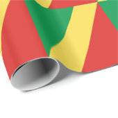 Vlag van de Republiek Congo Cadeaupapier (Rol Hoek)