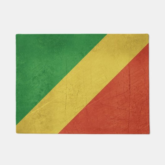 Vlag van de Republiek Congo Deurmat (Voorkant)