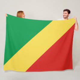 Vlag van de Republiek Congo Fleece Deken