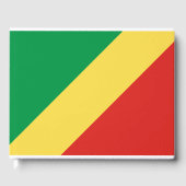 Vlag van de Republiek Congo Gastenboek (Voorkant)