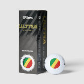 Vlag van de Republiek Congo Golfballen (Verpakking)