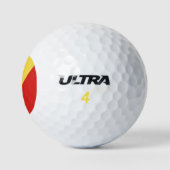 Vlag van de Republiek Congo Golfballen (Logo)