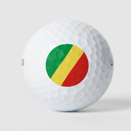 Vlag van de Republiek Congo Golfballen (Voorkant)
