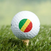 Vlag van de Republiek Congo Golfballen (Insitu Shirt)