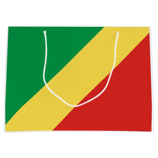 Vlag van de Republiek Congo Groot Cadeauzakje (Voorkant)