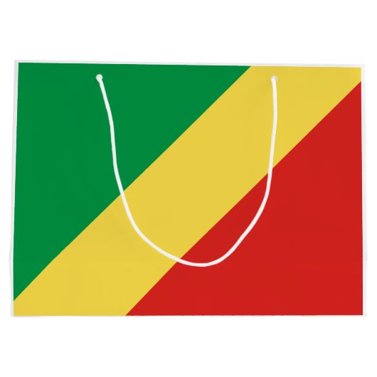 Vlag van de Republiek Congo Groot Cadeauzakje (Achterkant)