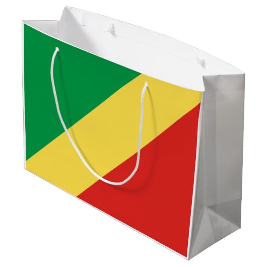 Vlag van de Republiek Congo Groot Cadeauzakje (Achterkant Gekanteld)