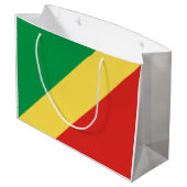 Vlag van de Republiek Congo Groot Cadeauzakje (Achterkant Gekanteld)