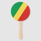 Vlag van de Republiek Congo Handwaaier (Achterkant)