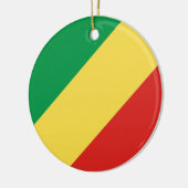 Vlag van de Republiek Congo Keramisch Ornament (Links)