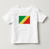 Vlag van de Republiek Congo Kinder Shirts (Voorkant)