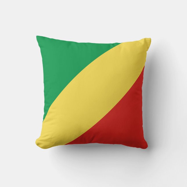 Vlag van de Republiek Congo Kussen (Voorkant)