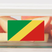 Vlag van de Republiek Congo Labels (Aangebracht)