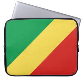 Vlag van de Republiek Congo Laptop Sleeve