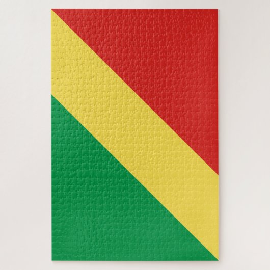 Vlag van de Republiek Congo Legpuzzel (Verticaal)