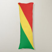 Vlag van de Republiek Congo Lichaamskussen (Voorkant Verticaal)