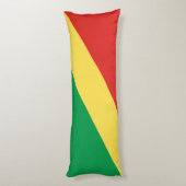 Vlag van de Republiek Congo Lichaamskussen (Achterkant (Verticaal))