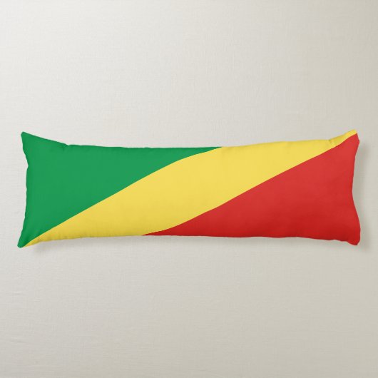 Vlag van de Republiek Congo Lichaamskussen (Voorkant)