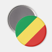 Vlag van de Republiek Congo Magneet (Voorkant / Achterkant)