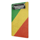 Vlag van de Republiek Congo Mini Klembord (Angled2)