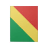 Vlag van de Republiek Congo Notitieblok (Linkerzijde)