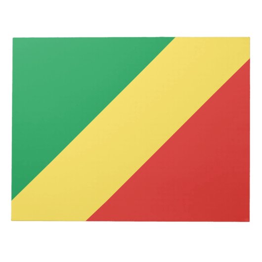 Vlag van de Republiek Congo Notitieblok (Voorkant)