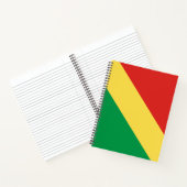 Vlag van de Republiek Congo Notitieboek (Binnen)