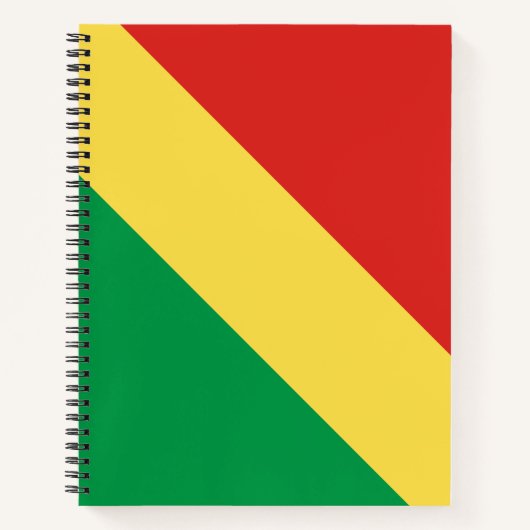 Vlag van de Republiek Congo Notitieboek (Voorkant)