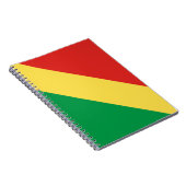 Vlag van de Republiek Congo Notitieboek (Rechterzijde)