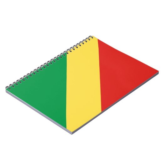 Vlag van de Republiek Congo Notitieboek (Linkerzijde)