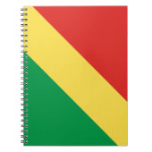 Vlag van de Republiek Congo Notitieboek (Voorkant)