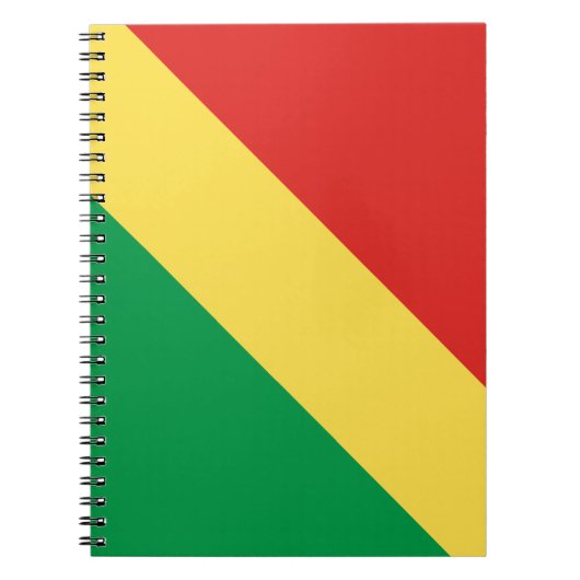 Vlag van de Republiek Congo Notitieboek (Voorkant)