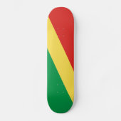Vlag van de Republiek Congo Persoonlijk Skateboard (Voorkant)