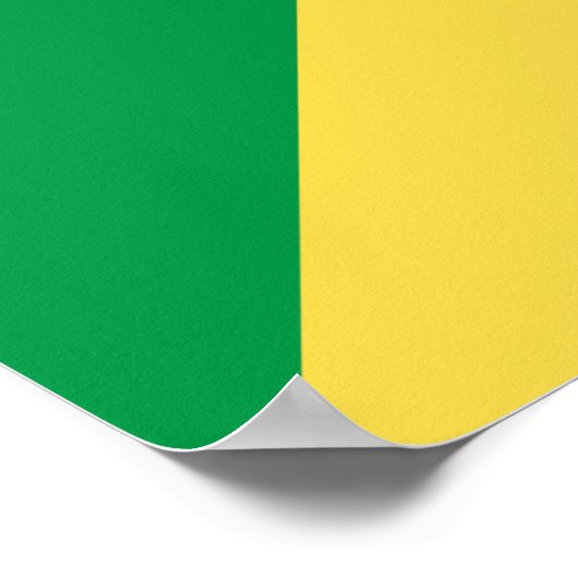 Vlag van de Republiek Congo Poster (Hoek)