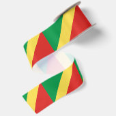Vlag van de Republiek Congo Satijnen Lint (Achterkant)