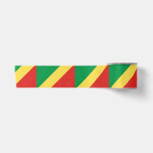 Vlag van de Republiek Congo Satijnen Lint (Voorkant)