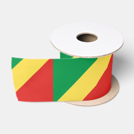 Vlag van de Republiek Congo Satijnen Lint